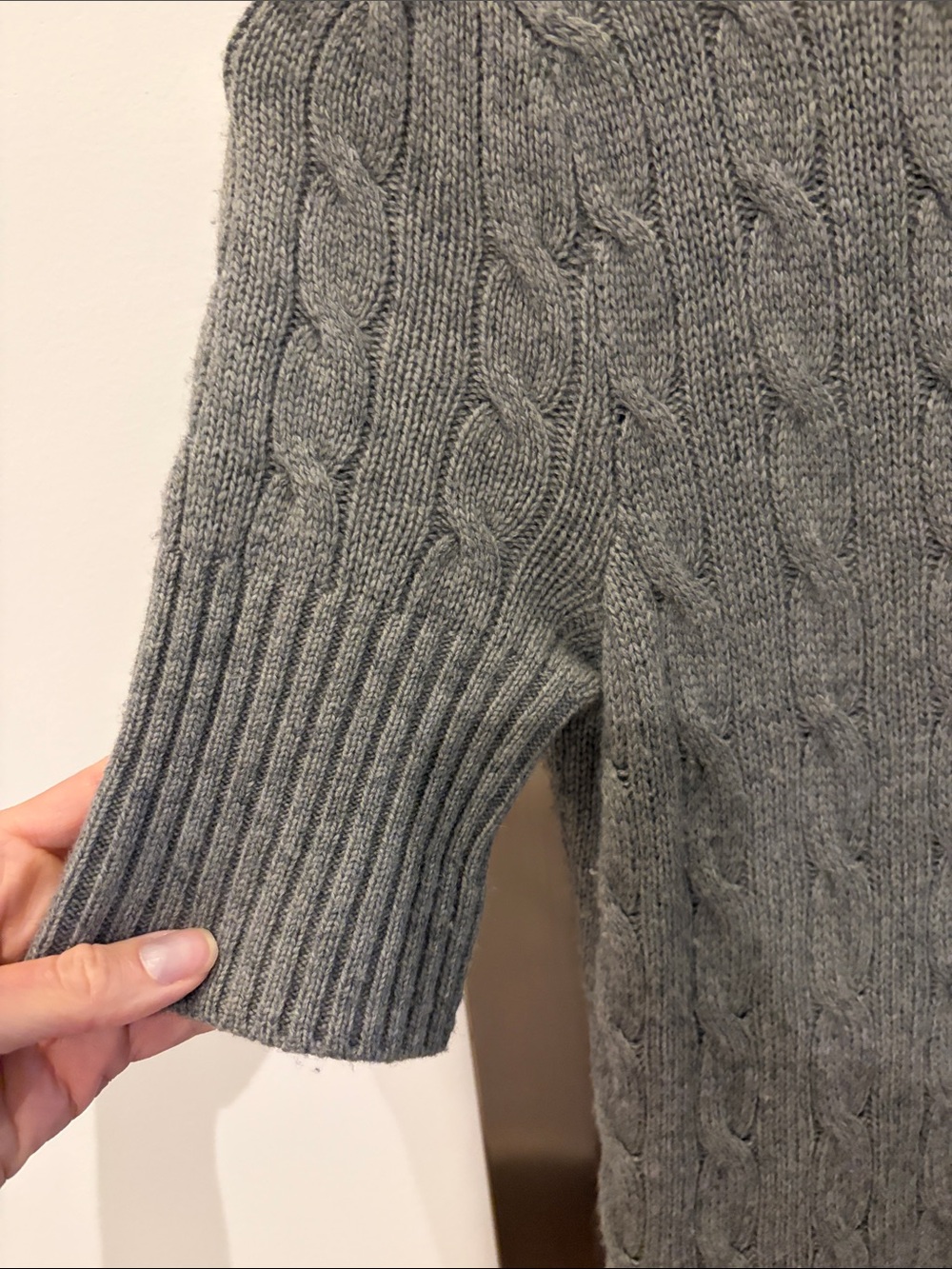 Gray Rugby by Ralph Lauren Cable-Knit Short-Sleeve Sweater Dress - Picture 4 of 6